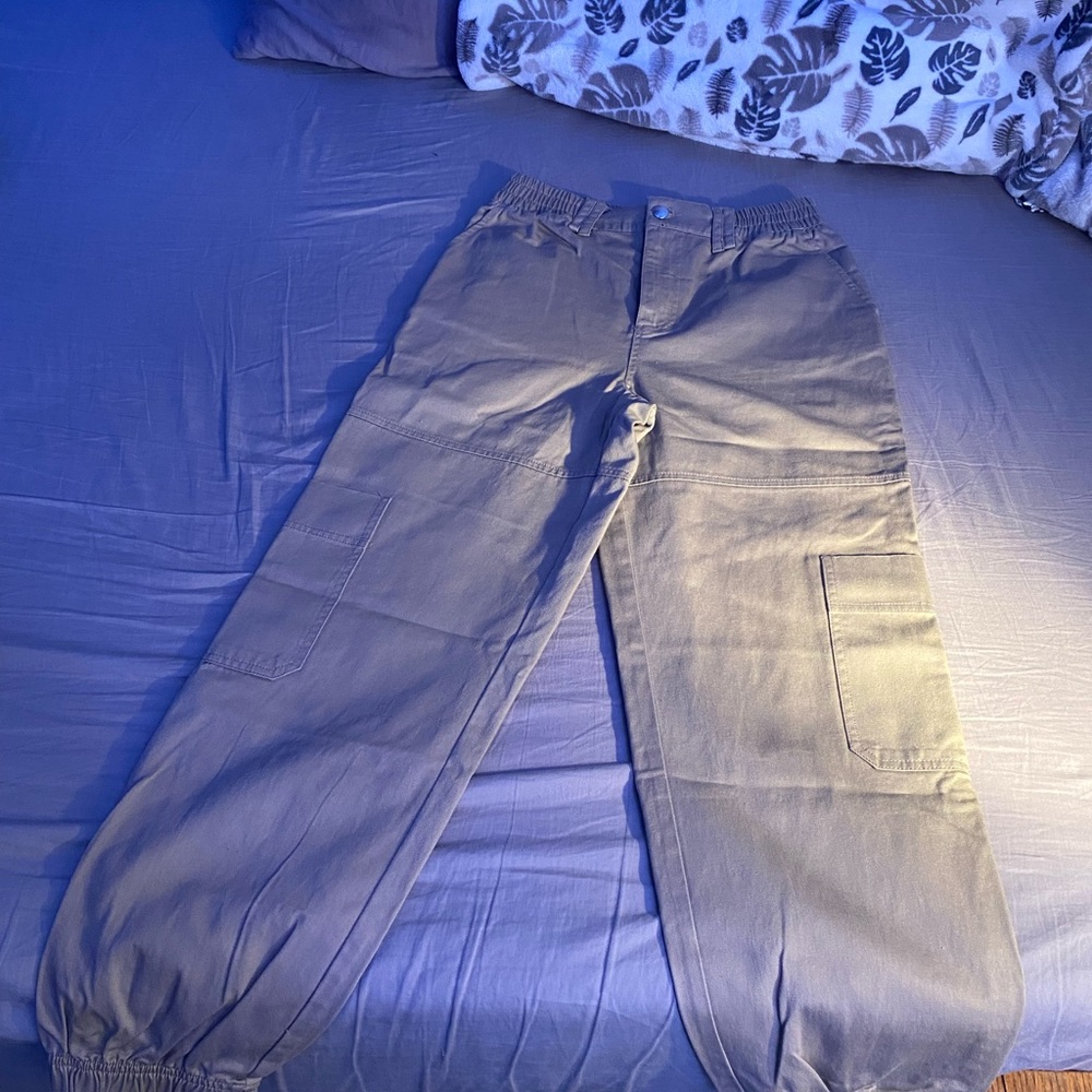Forever 21. Nude color cargo pants.